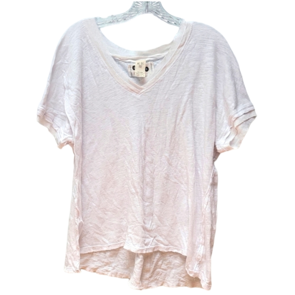WE THE FREE | White V-Neck T-Shirt, Sz XS
